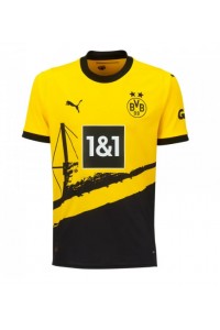 Borussia Dortmund Jalkapallovaatteet Kotipaita 2023-24 Lyhythihainen